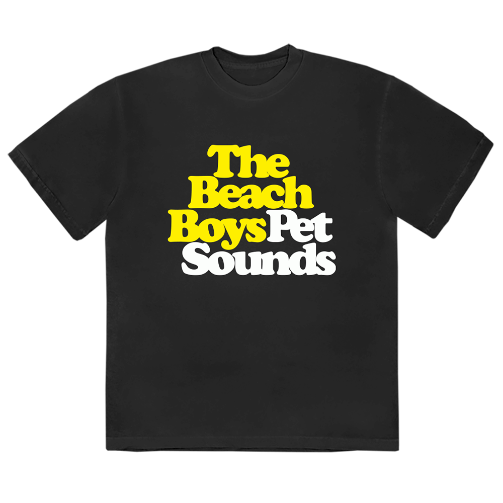 The Beach Boys - Pet Sounds Logo Black T-Shirt