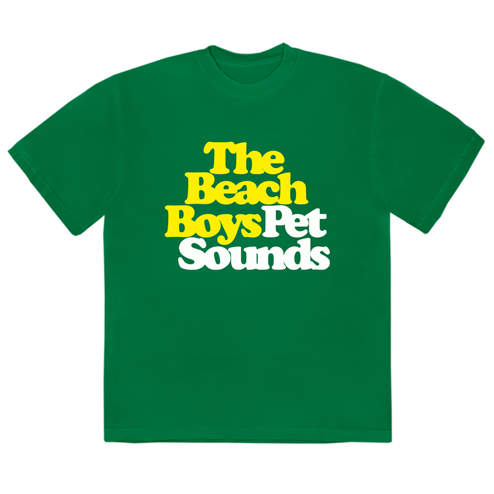 The Beach Boys - Pet Sounds Logo Green T-Shirt